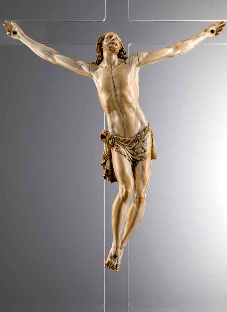 Christ en Bronze d Une ecole romaine XVIIe siècle