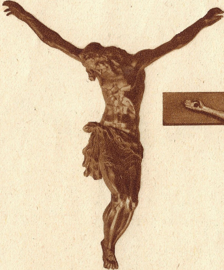 Modèle D de la Planche 16 du Catalogue d'Art Catholique désigné Christ Italien Début XVIIe