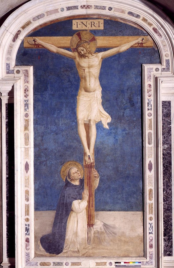 San Domenico in adorazione di Cristo crocifisso