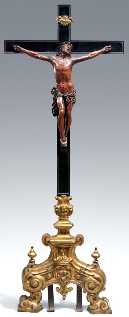 A carved wood Corpus Christi attributed to Balthasar Permoser