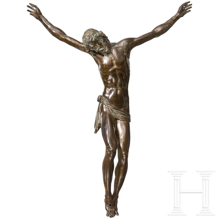 Außergewöhnlicher Christuskorpus im Giambologna-Typus Pietro Francavilla zugeschr Italien oder franco-flämisch 17 Jhdt