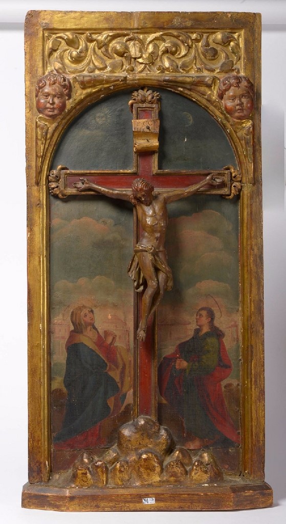 Christ en argent massif Fonte d'argent Ecole Française du XVIIè siècle