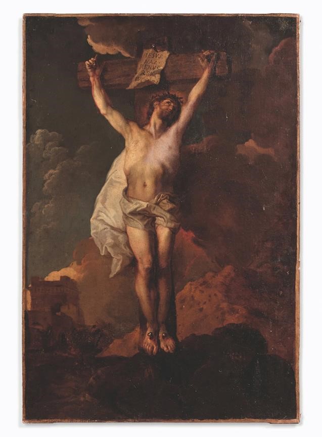 charles de la fosse 1636 - 1716 christ en croix