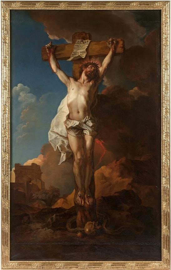 charles de la fosse 1636 - 1716 christ en croix