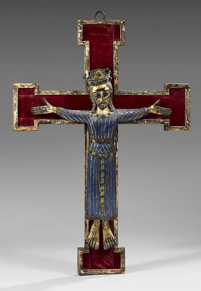 ECOLE HOLLANDAISE du XVIIe siècle Le Christ en Croix
