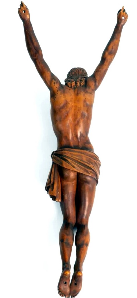 Christ en bois de buis sculpté