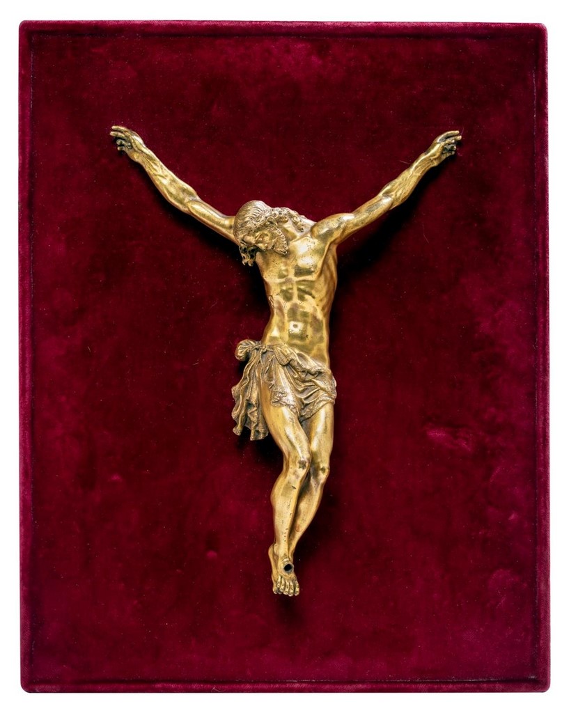 Christ en bronze cislé et doré Italie, fin du XVIe/début du XVIIe siècle