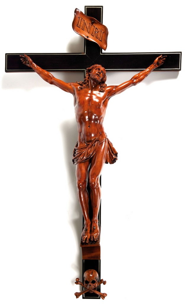 Christ en buis sculpté de la fin du XVIIe siècle