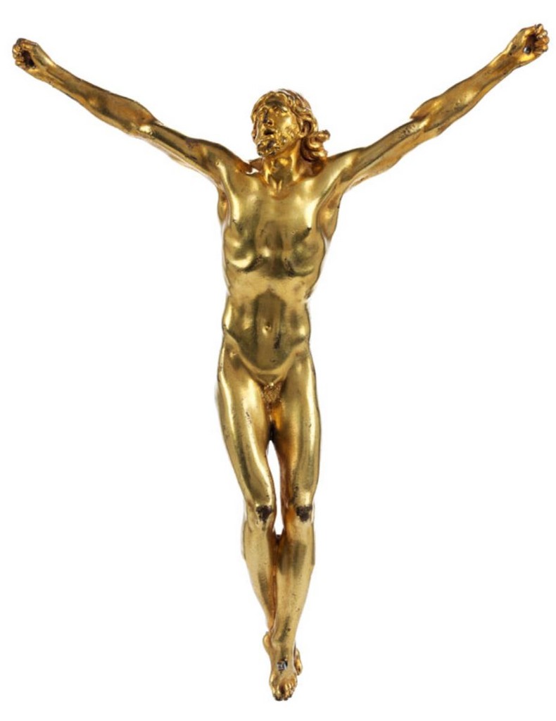 Christ nu édité par Emile Boouasse XXe siècle