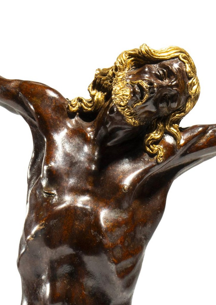 Corpus Christi Bronze patiné et doré XVIIe siècle 