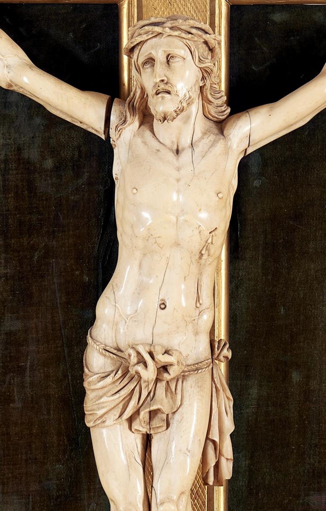 cristo em marfim cristo de grandes dimensões