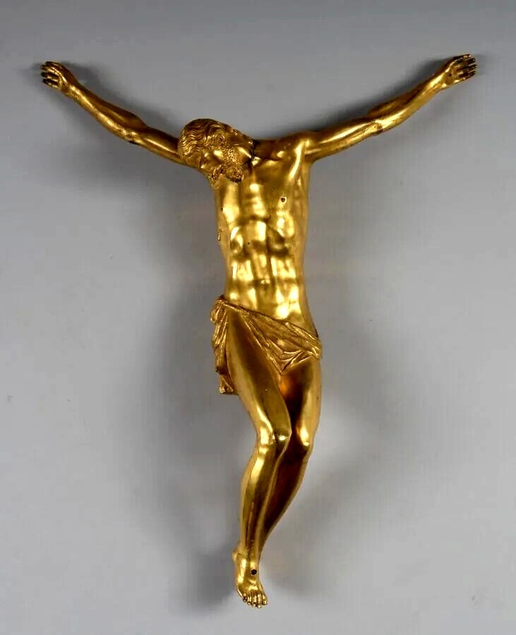 Cristo morto en bronze doré Italie, d après un modèle de Jean de Bologne fin du XVIe siècle 