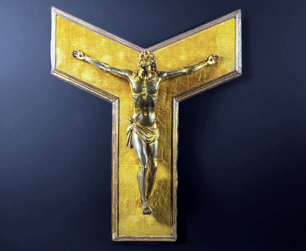 Cristo vivo en bronze ciselé et doré