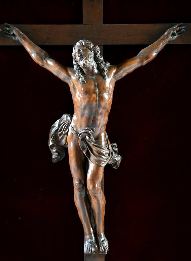 Crucifix dit de Bagard en bois sculpté de Sainte-Lucie