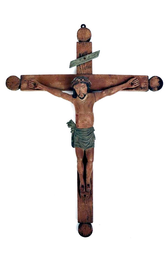 Crucifix Travail d'art populaire du XIXème siècle Savoie