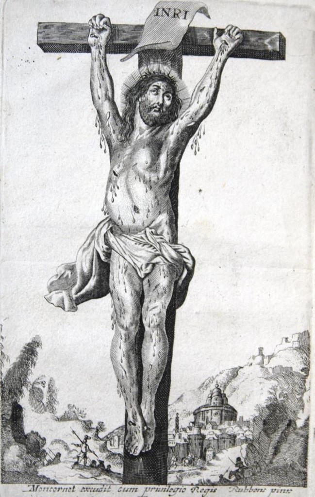 Figure de Callot Extraite de La Passion de N.SEIGNEVR IESUS CHRIST MISE EN VERS FRANCOIS par P.L.B.  M.DC. L III