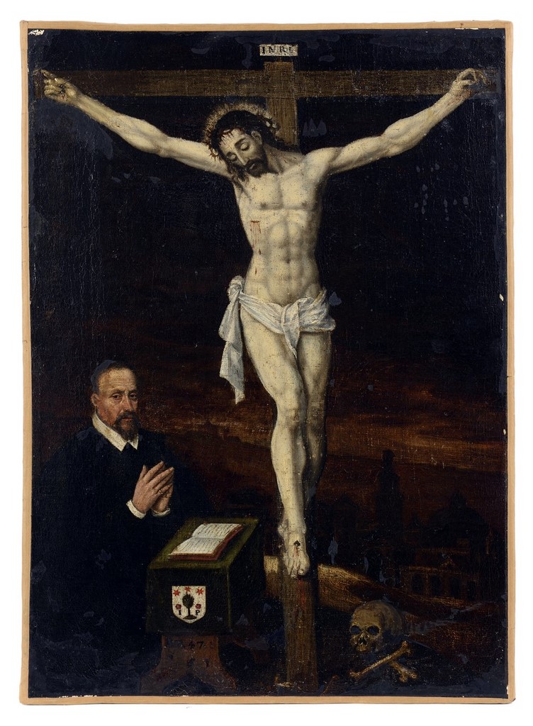 Christ mort en bronze ciselé et doré Italie d après un modèle de Jean de Bologne vers 1600