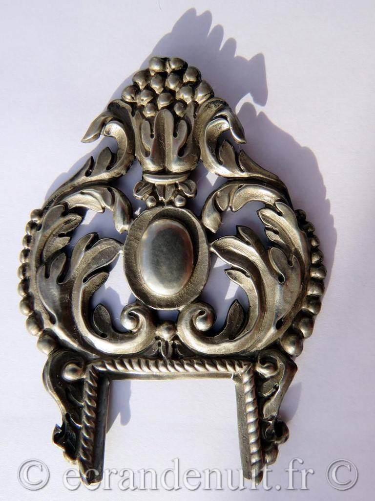 Croix 1er Empire en marqueterie d'écaille Ebène Argent Bronze