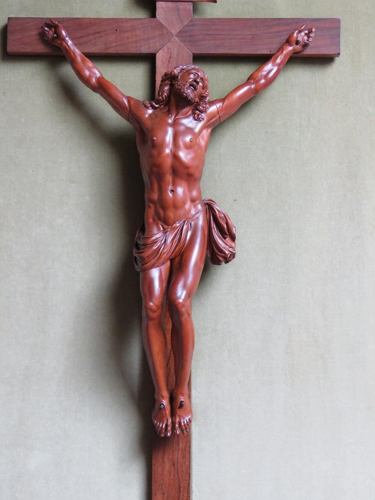 Le Christ en Buis acquis en 2022 par les Musées de Troyes et attribué à P.S. JAILLOT