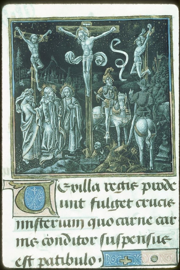 Crucifixion (France, Tours, Bibliothèque municipale, Ms. 219 f. 104