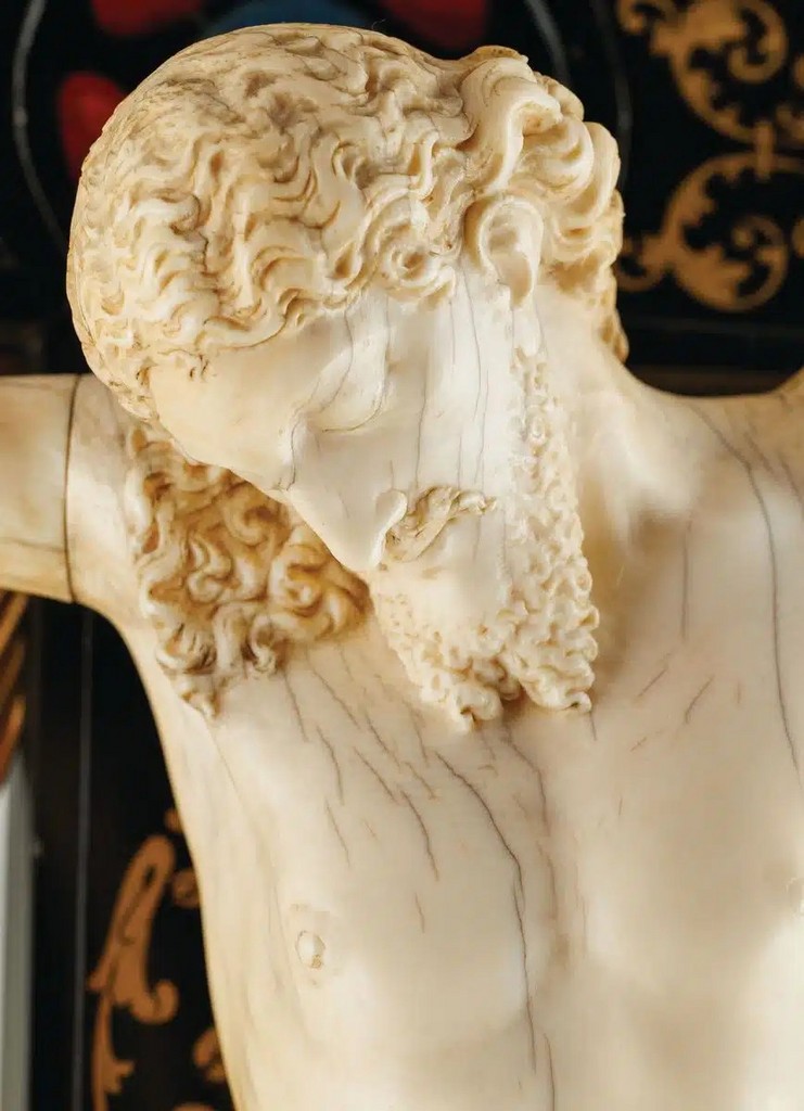 KRUCYFIKS OŁTARZOWY Hiszpania XVIII w