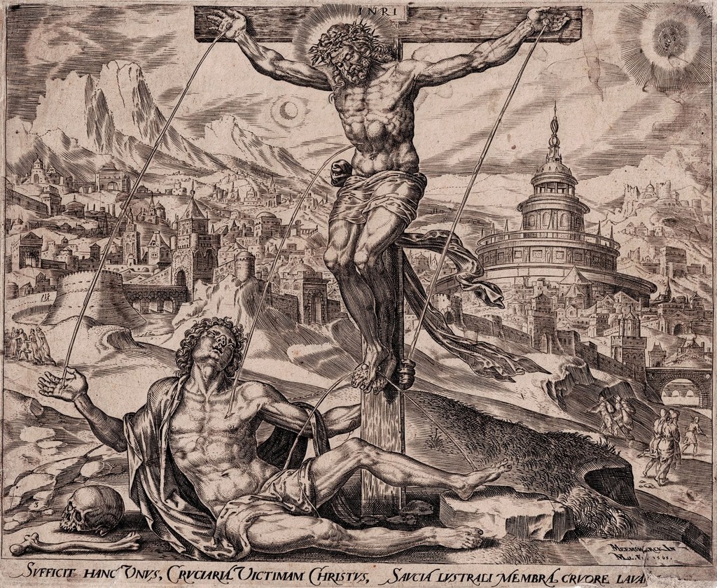 Maarten van Heemskerck Crucifixion datée 1565