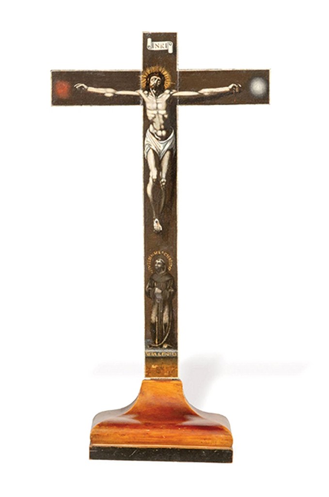 MARÍA JOSEFA SÁNCHEZ - Crucificado con San Francisco