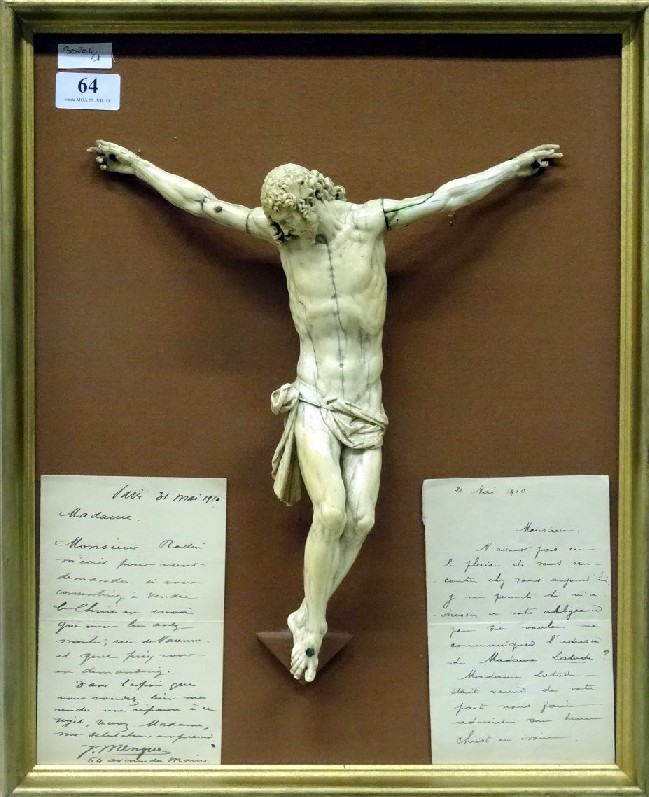 Christ en tilleul sculpté et anciennement polychromé Allemagne XVIIe siècle