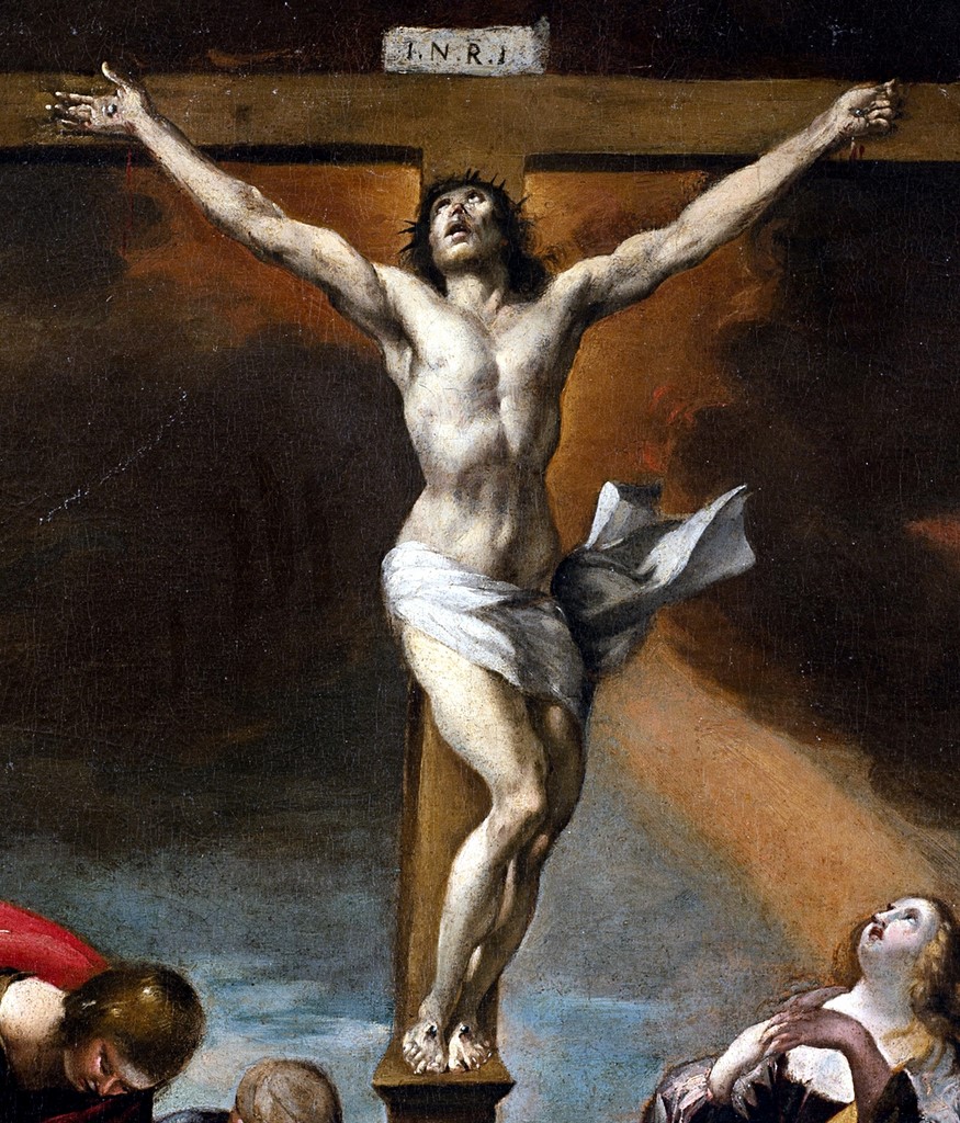 Scuola genovese del secolo XVII   Crocifissione Cristo