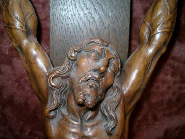 Christ janséniste en bois