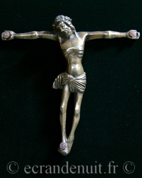 CHRIST EN BRONZE VERS 1500 16E SIECLE