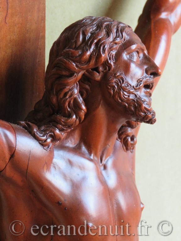 Un Christ en Buis attribué à Pierre Simon JAILLOT
