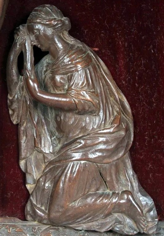 Crucifixion en bois de Sainte-Lucie Marie-Madeleine