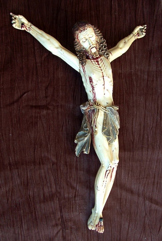 CRISTO AVORIO HISPANO-FILIPPINO DEL SEC. XVIII°