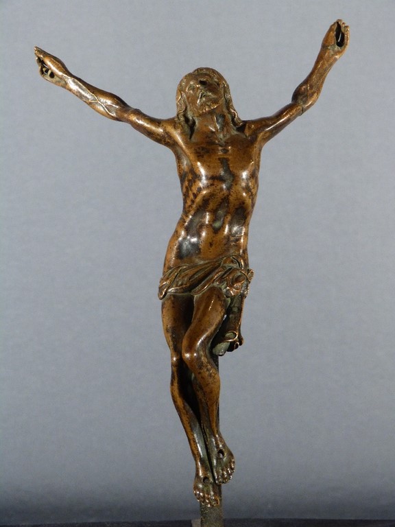 CHRIST EN BRONZE DU 17E SIECLE Ecole Française