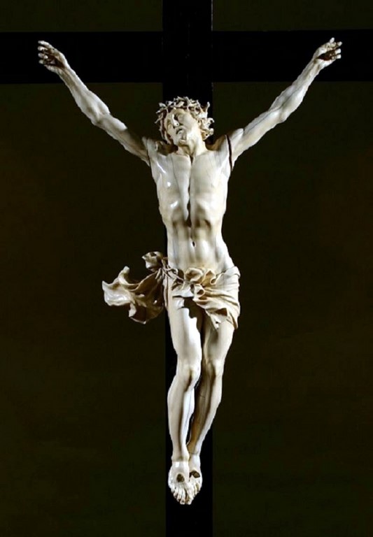 Christ conservé au Museo Statale di Mileto attribué à Algardi sculpté autour de 1640