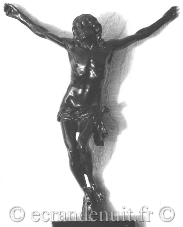 CHRIST EN BRONZE DU 17E SIECLE