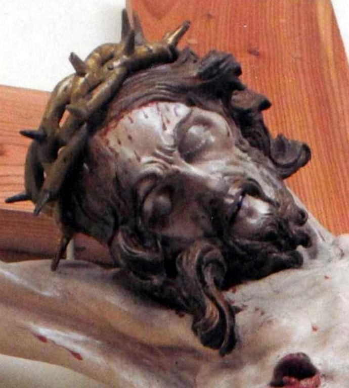 JOHANN GEORG PINSEL OU PINZEL LE CHRIST EN CROIX DE L'EGLISE SAINT-MARTIN DE LVIV