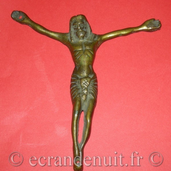 CHRIST EN BRONZE DU 16E SIECLE