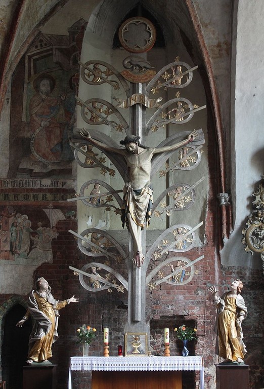 Crucifixion à l'église Saint-Jacob à Torun