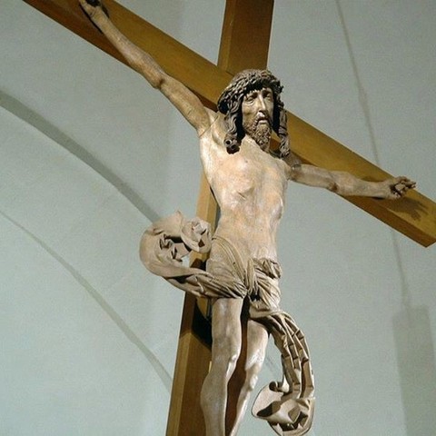 CHRIST EN CROIX - TILMANN RIEMENSCHNEIDER - EGLISE SAINT-NICOLAS - EISINGEN -1500 c