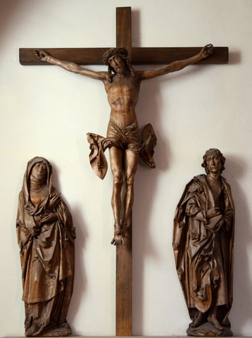 CHRIST EN CROIX -  TILMANN RIEMENSCHNEIDER - EGLISE DE SAINTE-MARIE L'ASSOMPTION - AUB - 1516