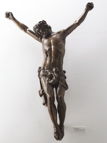 CHRIST EN BOIS WALTER POMPE DATE 1752