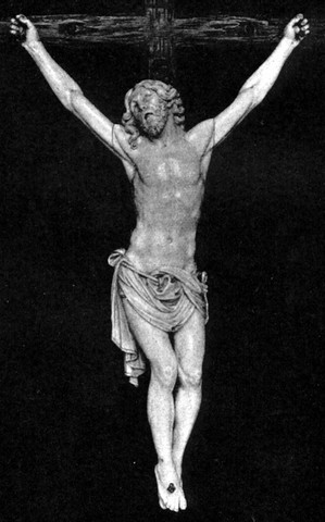 CHRIST EN IVOIRE WALTER POMPE DATE 1771