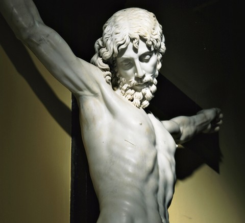 CRUCIFIX EN MARBRE BENVENUTO CELLINI (1500-1571)