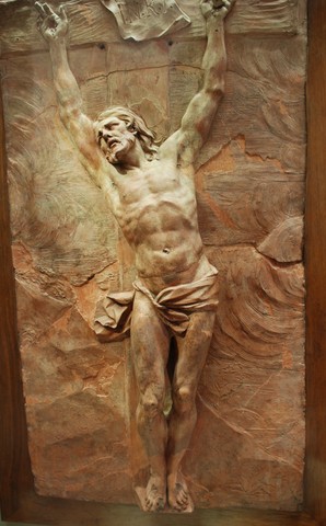 PIERRE PUGET (1620-1694) CHRIST MOURANT SUR LA CROIX