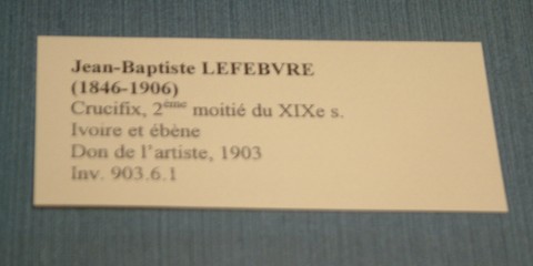 Christ en Ivoire de Jean-Baptiste Lefebvre Château-Musée de Dieppe