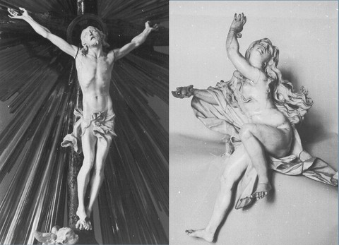 L'EXALTATION DE LA CROIX - PERMOSER BALTHASAR - 1685 c.