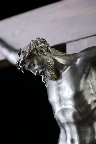 CRUCIFIX ATTRIBUE A GIAMBOLOGNA NOTRE DAME DE LORETTE A LORETO VERS 1573