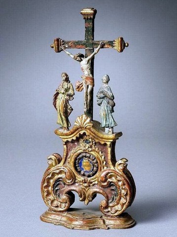 Groupe sculpté de la crucifixion, fin XVIIe - début XVIIIe s.
